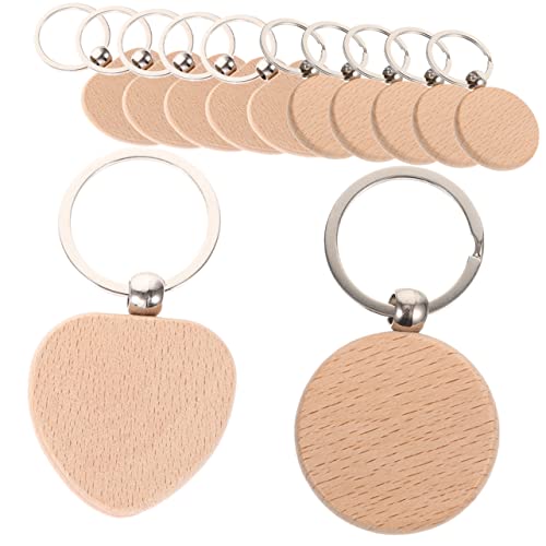 SEWACC 12 Stück Holz Schlüsselanhänger Rohlinge Teiliges DIY Schlüsselanhänger Blanko für Bastelarbeiten Personalisierte und Dekoration SEWACC 12 Stück Holz Schlüsselanhänger Rohlinge Teiliges DIY Schlüsselanhänger Blanko für Bastelarbeiten Personalisierte und Dekoration von SEWACC