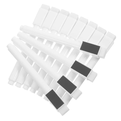 SEWACC 12 Stück Magnetic Liquid Chalk Marker mit Pinsel Abwaschbare Staubfreie Kreide für Tafel für Schule Büro und Zuhause Vielseitig Einsetzbar Reinigungsbürste von SEWACC