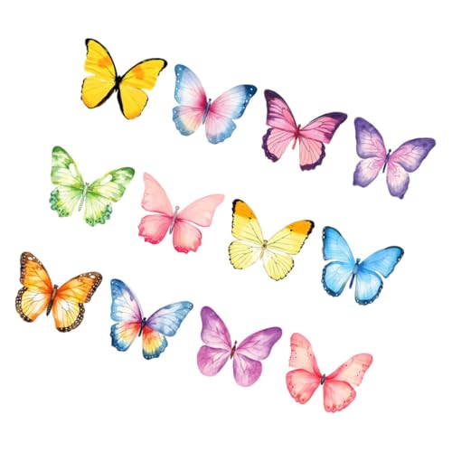 SEWACC 12 Stück Schmetterling Memo Pads Wasserfarbene Haftnotizen für Büro Zuhause und Schule Praktische Notizblöcke für Tägliche Erinnerungen und Organisation von SEWACC