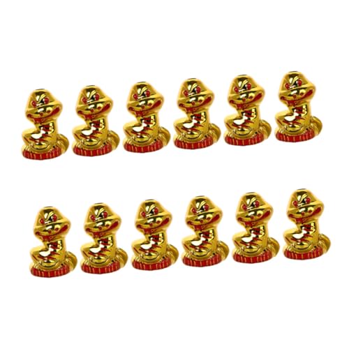 SEWACC 12 Stück Snake Pendants Charms Chinesisches Tierkreiszeichen Schlange Halskette Anhänger Dekoration für Neujahr und Schmuckherstellung SEWACC 12 Stück Snake Pendants Charms Chinesisches Tierkreiszeichen Schlange Halskette Anhänger Dekoration für Neujahr und Schmuckherstellung von SEWACC