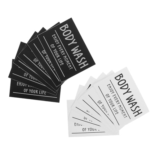 SEWACC 12 Stück Teiliges Badezimmer Etiketten Selbstklebend Nachfüllbare Flaschen Aufkleber für Handseife Shampoo Conditioner Lotion Glasflaschen Organizer Labels SEWACC 12 Stück Teiliges Badezimmer Etiketten Selbstklebend Nachfüllbare Flaschen Aufkleber für Handseife Shampoo Conditioner Lotion Glasflaschen Organizer Labels von SEWACC