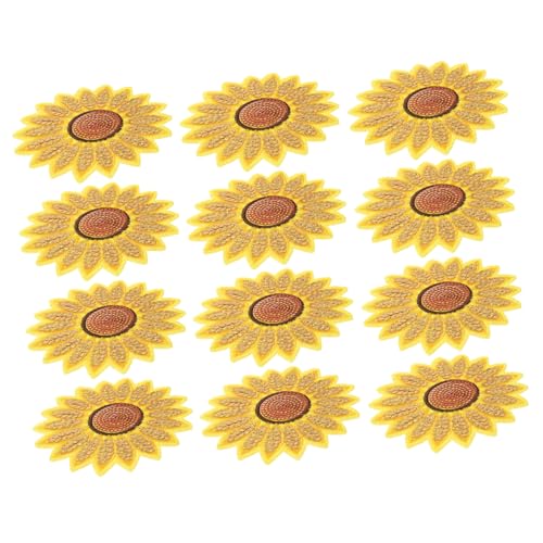 SEWACC 12 Stück Teiliges Bestickte Sonnenblumen Patches mit Funkelnden Perlen zum Aufbügeln oder Aufnähen Umweltfreundlich und Hautverträglich für Jeans Taschen Jacken DIY Kleidung SEWACC 12 Stück Teiliges Bestickte Sonnenblumen Patches mit Funkelnden Perlen zum Aufbügeln oder Aufnähen Umweltfreundlich und Hautverträglich für Jeans Taschen Jacken DIY Kleidung von SEWACC