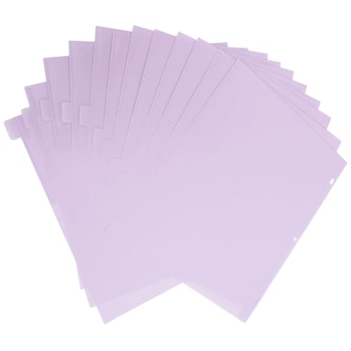 SEWACC 12 Stück Teiliges Binder Pouch Dokumententaschen Vielseitige Budget Binder Divider Leichte Kompakte Organizer für Fotos Notizen Zeitpläne Kompatibel mit Allen Budgetordnern von SEWACC