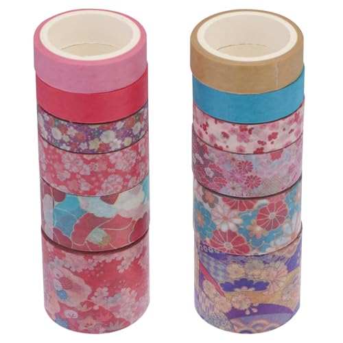 SEWACC 12 Stück Teiliges Dekoratives Washi Klebeband Set Selbstklebend Reißfest Vielseitig für Bastelzubehör und Scrapbooking Geeignet für Junge Mädchen und DIY Handarbeiten SEWACC 12 Stück Teiliges Dekoratives Washi Klebeband Set Selbstklebend Reißfest Vielseitig für Bastelzubehör und Scrapbooking Geeignet für Junge Mädchen und DIY Handarbeiten von SEWACC