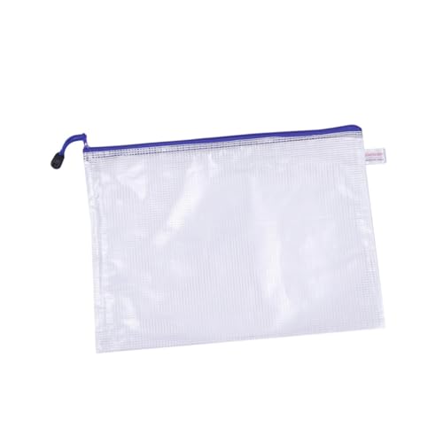 SEWACC 12 Stück Teiliges Dokumententaschen mit Reißverschluss Transparente PVC File Folder Robuste Aufbewahrungstaschen für Dokumenten Schreibwaren organisation Weiß blau Reißfest und SEWACC 12 Stück Teiliges Dokumententaschen mit Reißverschluss Transparente PVC File Folder Robuste Aufbewahrungstaschen für Dokumenten Schreibwaren organisation Weiß blau Reißfest und von SEWACC