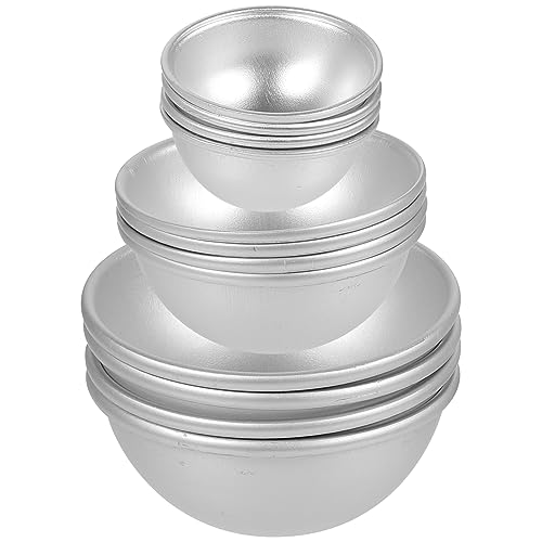 SEWACC 12 Stück Teiliges Halbkugel Badebombenform Dekorative Silikonform für Diy Seifen Kuchen und Eiskrem für Bastelprojekte und Backen SEWACC 12 Stück Teiliges Halbkugel Badebombenform Dekorative Silikonform für Diy Seifen Kuchen und Eiskrem für Bastelprojekte und Backen von SEWACC