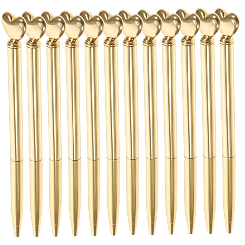 SEWACC 12 Stück Teiliges Herzförmige Kugelschreiber Metall Stifte Leicht Ergonomisch Glatt Schreibend Büro Alltag Business SEWACC 12 Stück Teiliges Herzförmige Kugelschreiber Metall Stifte Leicht Ergonomisch Glatt Schreibend Büro Alltag Business von SEWACC