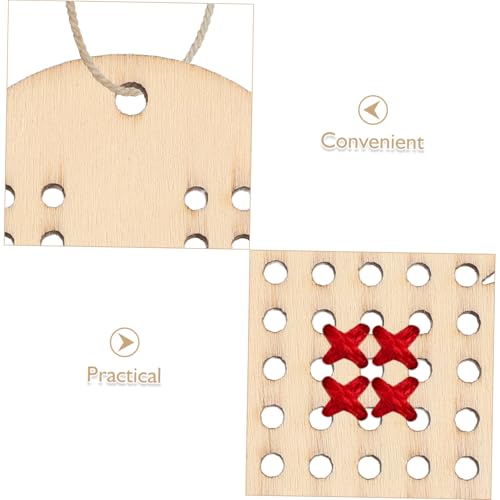 SEWACC 12 Stück Teiliges Holzanhänger Gingerbread Men Robuste Cross Stitch Ornament Vorlage Handliche Diy Bastelplatten für Weihnachtsdeko Natürliche Holzformen zum Sticken und Dekorieren SEWACC 12 Stück Teiliges Holzanhänger Gingerbread Men Robuste Cross Stitch Ornament Vorlage Handliche Diy Bastelplatten für Weihnachtsdeko Natürliche Holzformen zum Sticken und Dekorieren von SEWACC