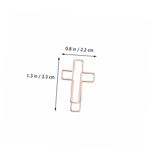 SEWACC 12 Stück Teiliges Kreuzförmige Büroklammern aus Metall Rosegold Cross Paper Clips für Büro Schule Lesezeichen und Bible Journaling Dekorative und Praktische Dokumentenhalter SEWACC 12 Stück Teiliges Kreuzförmige Büroklammern aus Metall Rosegold Cross Paper Clips für Büro Schule Lesezeichen und Bible Journaling Dekorative und Praktische Dokumentenhalter von SEWACC