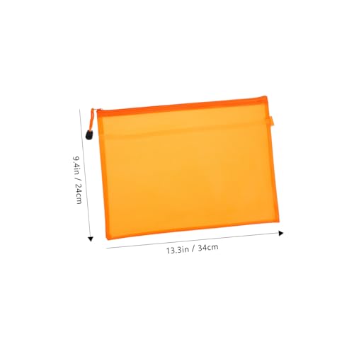 SEWACC 12 Stück Teiliges PVC Sichtbarer Reißverschluss Dokumententaschen Doppellagige Transparente Matte Aufbewahrungstaschen in Praktische Organizer für Büro Schule Reisen Vielseitig von SEWACC
