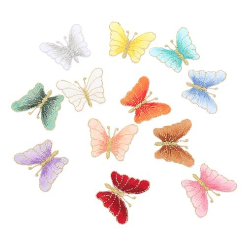 SEWACC 12 Stück Teiliges Schmetterling Aufnäher Stickerei Patches zum Aufnähen und Bügeln Langlebige DIY Kleidung Applikationen für Jacken Rucksäcke und Textildekoration Zufällige Farbe SEWACC 12 Stück Teiliges Schmetterling Aufnäher Stickerei Patches zum Aufnähen und Bügeln Langlebige DIY Kleidung Applikationen für Jacken Rucksäcke und Textildekoration Zufällige Farbe von SEWACC