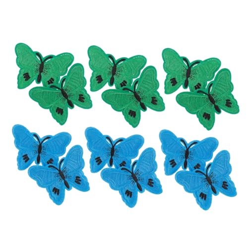 SEWACC 12 Stück Teiliges Schmetterling Stickerei Aufnäher zum Aufbügeln Bunte DIY Patches für Kleidung Taschen Jacken Praktische Flicken zum Nähen und Reparieren Langlebig und Farbecht SEWACC 12 Stück Teiliges Schmetterling Stickerei Aufnäher zum Aufbügeln Bunte DIY Patches für Kleidung Taschen Jacken Praktische Flicken zum Nähen und Reparieren Langlebig und Farbecht von SEWACC