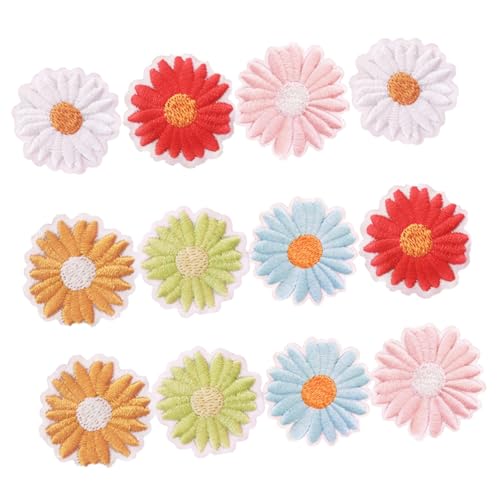 SEWACC 12 Stück Teiliges Selbstklebendes Blumen Stoffpatch Bestickte Applikationen für DIY Kleidung Taschen Hüte und Kinderkleidung Hautfreundlich und Einfach Anzubringen SEWACC 12 Stück Teiliges Selbstklebendes Blumen Stoffpatch Bestickte Applikationen für DIY Kleidung Taschen Hüte und Kinderkleidung Hautfreundlich und Einfach Anzubringen von SEWACC