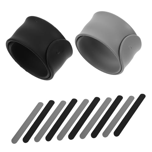 SEWACC 12 Stück Teiliges Silikon Überzogener Metallstreifen Geschenkpapierhalter mit Schlappband Platzsparender Organizer für Geschenkpapier und Poster Strapazierfähig Minimalistisches von SEWACC