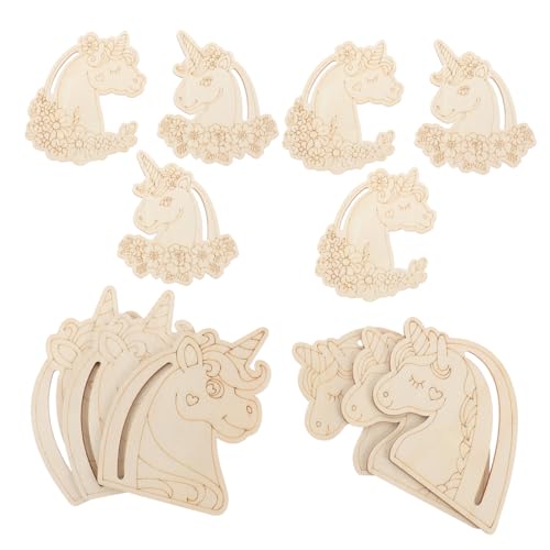 SEWACC 12 Stück Teiliges Unbemalte Holz Einhorn Formen Kleine Holzfiguren zum Basteln Naturbelassene Holzscheiben für DIY Deko zum Bemalen Gravieren und Individuellen Verzieren SEWACC 12 Stück Teiliges Unbemalte Holz Einhorn Formen Kleine Holzfiguren zum Basteln Naturbelassene Holzscheiben für DIY Deko zum Bemalen Gravieren und Individuellen Verzieren von SEWACC