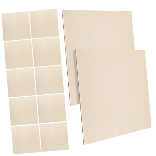 SEWACC 12 Stück Unlackierte Holzquadrate Bastelholzplatten für Brandmalerei Malen Gravieren und Schneiden Vielseitig Einsetzbar für Kreative Projekte SEWACC 12 Stück Unlackierte Holzquadrate Bastelholzplatten für Brandmalerei Malen Gravieren und Schneiden Vielseitig Einsetzbar für Kreative Projekte von SEWACC