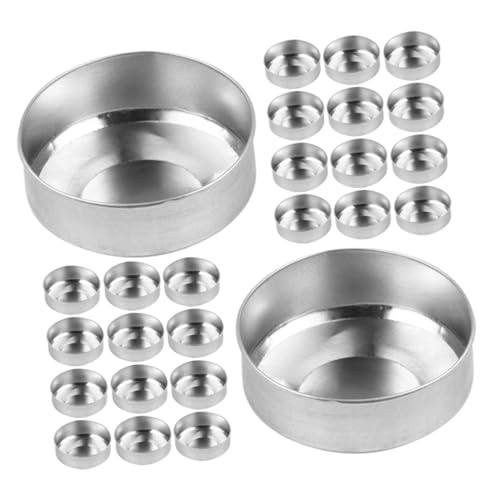 SEWACC 120 Stück Aluminium Teelichthalter Wiederverwendbare Teelichtdosen für DIY Kerzen Dekoration Hitzebeständige Kerzenbehälter Langlebigem Aluminium SEWACC 120 Stück Aluminium Teelichthalter Wiederverwendbare Teelichtdosen für DIY Kerzen Dekoration Hitzebeständige Kerzenbehälter Langlebigem Aluminium von SEWACC