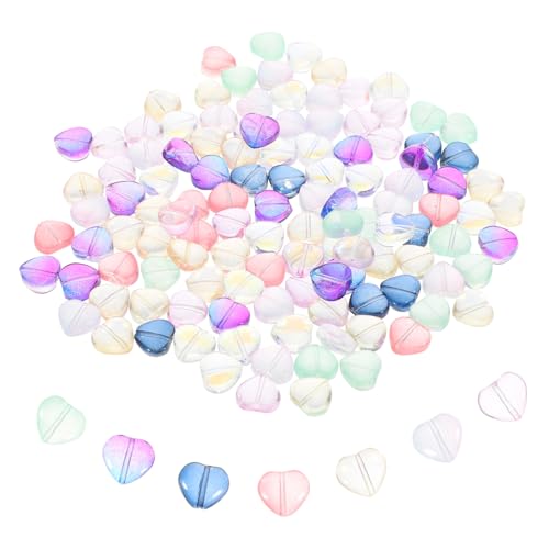 SEWACC 120 Stück Herzförmige Glasperlen Glänzend Glasiert Für DIY Schmuckherstellung Armbänder Halsketten Und Dekorationen Mix SEWACC 120 Stück Herzförmige Glasperlen Glänzend Glasiert Für DIY Schmuckherstellung Armbänder Halsketten Und Dekorationen Mix von SEWACC