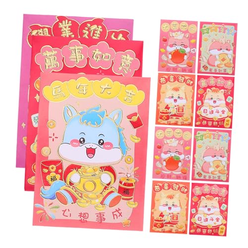 SEWACC 120 Stück Jahr Des Pferdes Rote Umschläge Kartonpapier Glücksgeldumschläge für Frühlingsfest Traditionelle Hongbao Partygeschenk SEWACC 120 Stück Jahr Des Pferdes Rote Umschläge Kartonpapier Glücksgeldumschläge für Frühlingsfest Traditionelle Hongbao Partygeschenk von SEWACC