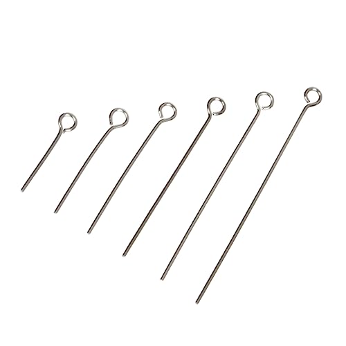 SEWACC 1200 Stück Schmucknadeln Wort Nadeln mit Großem Öhr für DIY Schmuckherstellung Verschiedene für Armbänder und Ohrringe von SEWACC