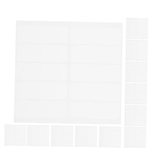 SEWACC 12Blatt Wasserdichte Waschbare Selbstklebende Namensetiketten für Kleidung Beschreibbare Weiße Textilaufkleber ohne Bügeln Vielseitig Einsetzbar für Kindergarten Schule und SEWACC 12Blatt Wasserdichte Waschbare Selbstklebende Namensetiketten für Kleidung Beschreibbare Weiße Textilaufkleber ohne Bügeln Vielseitig Einsetzbar für Kindergarten Schule und von SEWACC