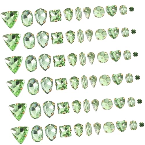 SEWACC 130 Stück Rhinestones zum Aufnähen Handgemachte Strasssteine für Diy Bekleidung und Dekoration für Kleider Taschen und Accessoires SEWACC 130 Stück Rhinestones zum Aufnähen Handgemachte Strasssteine für Diy Bekleidung und Dekoration für Kleider Taschen und Accessoires von SEWACC