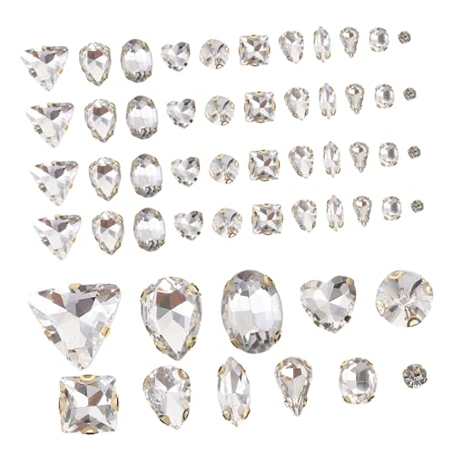 SEWACC 130 Stück Teiliges Glasklaue Strasssteine Weiß zum Aufnähen Langlebige Dekoration für Kleidung Diy Basteln Leichte Farbechte Ornamente für Modeaccessoires SEWACC 130 Stück Teiliges Glasklaue Strasssteine Weiß zum Aufnähen Langlebige Dekoration für Kleidung Diy Basteln Leichte Farbechte Ornamente für Modeaccessoires von SEWACC