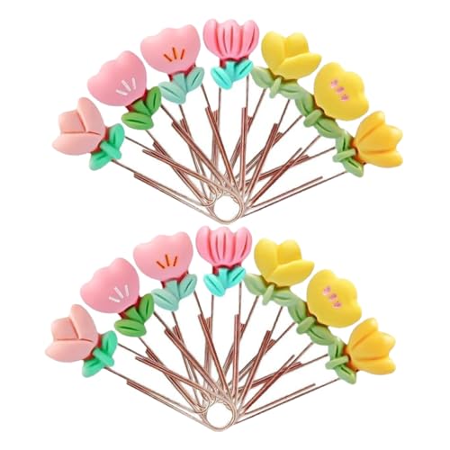 SEWACC 14 Stück Teiliges Blumenförmige Büroklammern Niedliche Dekorative Papierclips für Büro und Basteln Kreative Metall Lesezeichen für Studenten und SEWACC 14 Stück Teiliges Blumenförmige Büroklammern Niedliche Dekorative Papierclips für Büro und Basteln Kreative Metall Lesezeichen für Studenten und von SEWACC
