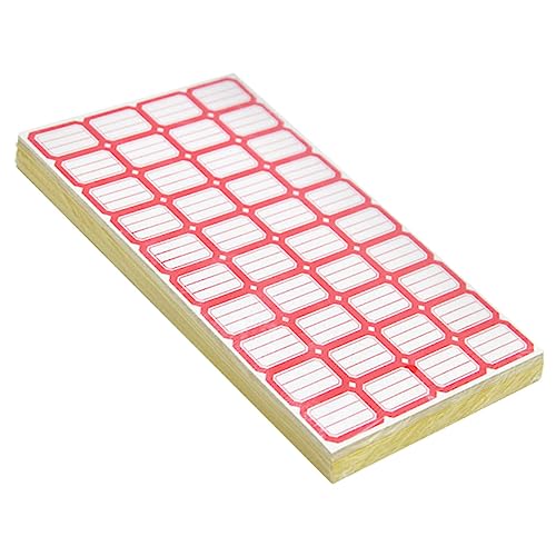 SEWACC 140 Blatt Selbstklebende Etiketten Wasserfest und Vielseitig Einsetzbar für Büro Preisschilder Flaschen und von SEWACC