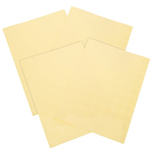 SEWACC 15 Blatt Runde Transparente Aufkleber Selbstklebende Etiketten für Umschläge Vielseitig Einsetzbar für Verpackungen und von SEWACC