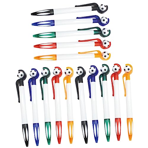 SEWACC 15 Stück Fußball Kugelschreiber student gadgets farbige kugelschreiber schönschreiben üben Stiftfußball Punkt Stifte Schreibstifte für die Schule Kugelschreiber für Plastik SEWACC 15 Stück Fußball Kugelschreiber student gadgets farbige kugelschreiber schönschreiben üben Stiftfußball Punkt Stifte Schreibstifte für die Schule Kugelschreiber für Plastik von SEWACC