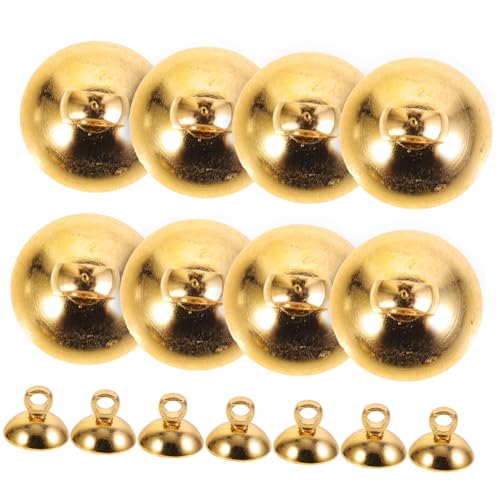 SEWACC 15 Stück Teiliges DIY Goldfarbene Dekorative Glasperlen Bails Kappen für Anhänger Schmuckherstellung Handgefertigte Bastelzubehör Kreative Ohrstecker DIY SEWACC 15 Stück Teiliges DIY Goldfarbene Dekorative Glasperlen Bails Kappen für Anhänger Schmuckherstellung Handgefertigte Bastelzubehör Kreative Ohrstecker DIY von SEWACC