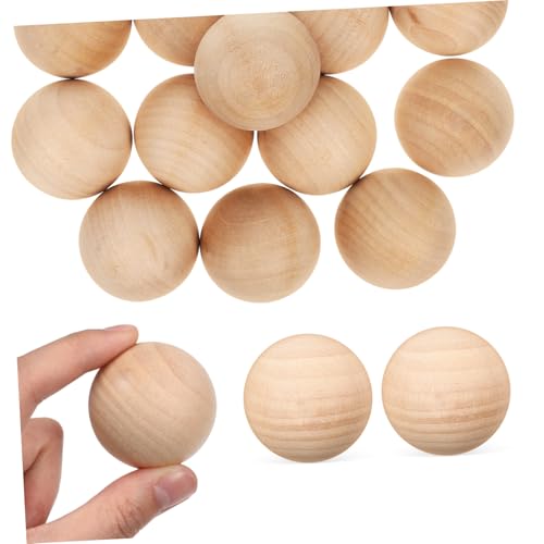 SEWACC 15 Stück Teiliges Holzperlen Unlackierte Glatte Holzkugeln aus Massivem Holz für Basteln Dekoration DIY projekte Langlebige Naturbelassene Holzperlen kugeln SEWACC 15 Stück Teiliges Holzperlen Unlackierte Glatte Holzkugeln aus Massivem Holz für Basteln Dekoration DIY projekte Langlebige Naturbelassene Holzperlen kugeln von SEWACC