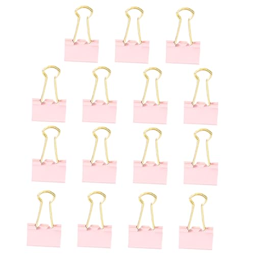 SEWACC 15 Stück Teiliges Metall Büroklammern Langlebige Paper Clips Vielseitige Foldback Klammern für Büro Schule und Zuhause Farbige Mittlere Binder Clips zur Dokumentenorganisation SEWACC 15 Stück Teiliges Metall Büroklammern Langlebige Paper Clips Vielseitige Foldback Klammern für Büro Schule und Zuhause Farbige Mittlere Binder Clips zur Dokumentenorganisation von SEWACC