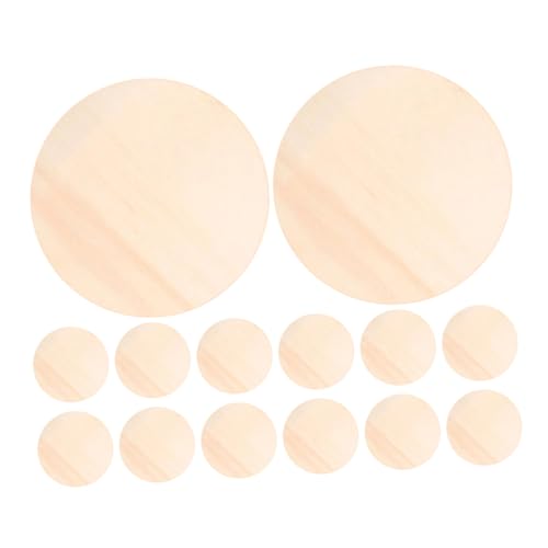 SEWACC 15 Stück Teiliges Naturbelassene Runde Holzscheiben Unbehandelte Blanko Holzplatten für Diy Basteln Türschild Partydeko Bemalbare Holztafeln für Kreative Dekoration SEWACC 15 Stück Teiliges Naturbelassene Runde Holzscheiben Unbehandelte Blanko Holzplatten für Diy Basteln Türschild Partydeko Bemalbare Holztafeln für Kreative Dekoration von SEWACC