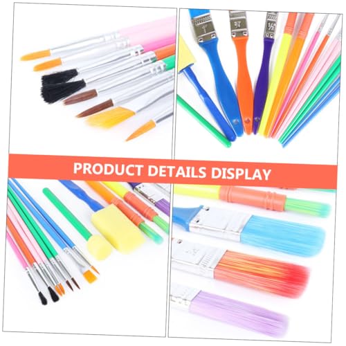 SEWACC 15 Stück Teiliges Schwamm Pinsel Set für Leicht Langlebig für Aquarell Kunstmalerei Leicht zu Transportieren für DIY kunstprojekte und Bastelaktivitäten von SEWACC