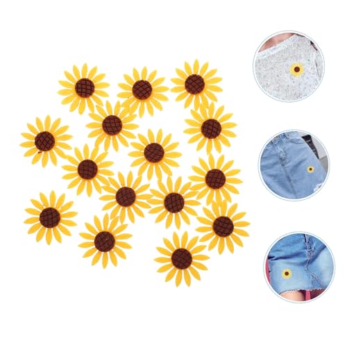 SEWACC 15 Stück Teiliges Sonnenblumen applikationen Einzigartige Stoffflicken zum Aufnähen DIY bekleidungszubehör Kreative Patches für Kleidung Taschen Schuhe Handgemachte Dekoration SEWACC 15 Stück Teiliges Sonnenblumen applikationen Einzigartige Stoffflicken zum Aufnähen DIY bekleidungszubehör Kreative Patches für Kleidung Taschen Schuhe Handgemachte Dekoration von SEWACC