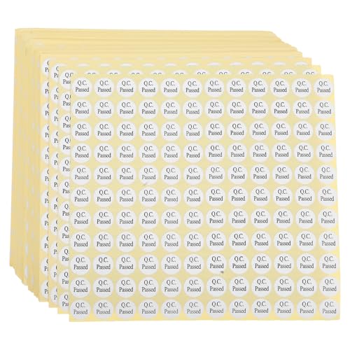 SEWACC 150 Blatt Pass das Inspektionsetikett weiße Klebeetiketten Etiketten aufkleben QC-Etiketten Abziehbilder bestanden kleine Aufkleberetiketten Aufkleber aus beschichtetem Papier SEWACC 150 Blatt Pass das Inspektionsetikett weiße Klebeetiketten Etiketten aufkleben QC-Etiketten Abziehbilder bestanden kleine Aufkleberetiketten Aufkleber aus beschichtetem Papier von SEWACC