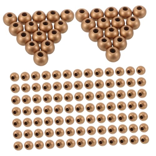 SEWACC 150 Stück Große Loch Holzperlen Rund Natürlich Gefärbt Abstandshalter DIY Schmuckperlen für Armbänder Halsketten Kreative Bastelprojekte SEWACC 150 Stück Große Loch Holzperlen Rund Natürlich Gefärbt Abstandshalter DIY Schmuckperlen für Armbänder Halsketten Kreative Bastelprojekte von SEWACC