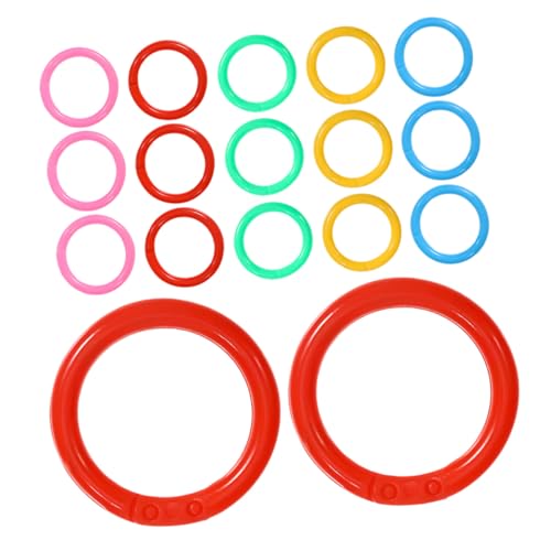 SEWACC 150 Stück Teiliges Bunte Kunststoff binderinge Innenmaß Offene Ringe für Karteikarten Notizbücher Scrapbooking Schlüsselanhänger Vielseitig für Büro Schule Zuhause Geeignet SEWACC 150 Stück Teiliges Bunte Kunststoff binderinge Innenmaß Offene Ringe für Karteikarten Notizbücher Scrapbooking Schlüsselanhänger Vielseitig für Büro Schule Zuhause Geeignet von SEWACC