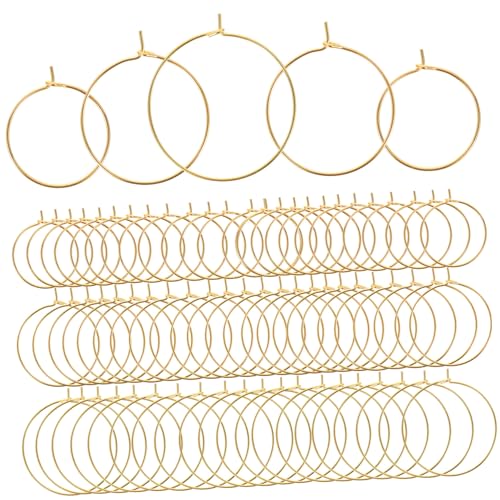 SEWACC 150 Stück Teiliges DIY Ohrring aus Glatte Leichte Creolen für Schmuckherstellung Basteln von Ohrhaken und Beading Zubehör SEWACC 150 Stück Teiliges DIY Ohrring aus Glatte Leichte Creolen für Schmuckherstellung Basteln von Ohrhaken und Beading Zubehör von SEWACC