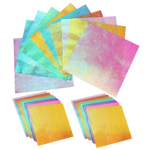 SEWACC 150 Stück Teiliges Origami Bastelpapier Quadratisch Doppelseitig Schimmerndes DIY Faltpapier für Erwachsene Handarbeit und Papierkunst SEWACC 150 Stück Teiliges Origami Bastelpapier Quadratisch Doppelseitig Schimmerndes DIY Faltpapier für Erwachsene Handarbeit und Papierkunst von SEWACC