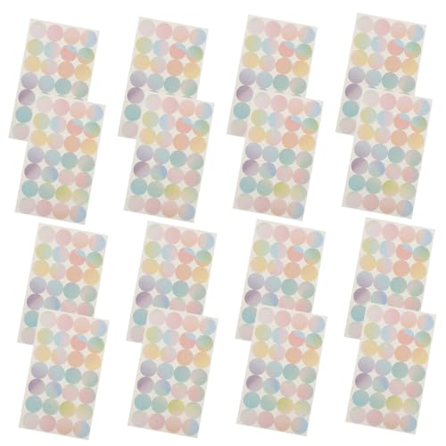 SEWACC 16 Blatt Lochverstärkungsaufkleber Selbstklebend Transparente Schutzetiketten für Gelochte Loseblattseiten Verstärken und Reparieren Schnellhefter Papier für Bürobedarf und von SEWACC