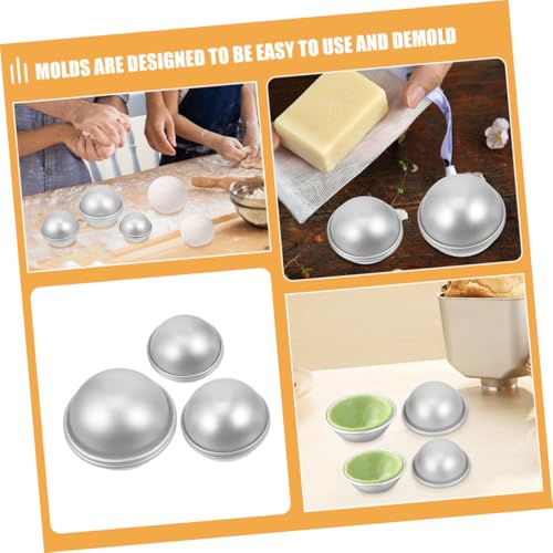 SEWACC 16 Stück Teiliges Aluminium legierung Bastel formset für DIY Badekugel Seifen Badesalzball Herstellung Kleine Kugel backform Langlebig und Einfach zu Entformen für Kreative SEWACC 16 Stück Teiliges Aluminium legierung Bastel formset für DIY Badekugel Seifen Badesalzball Herstellung Kleine Kugel backform Langlebig und Einfach zu Entformen für Kreative von SEWACC