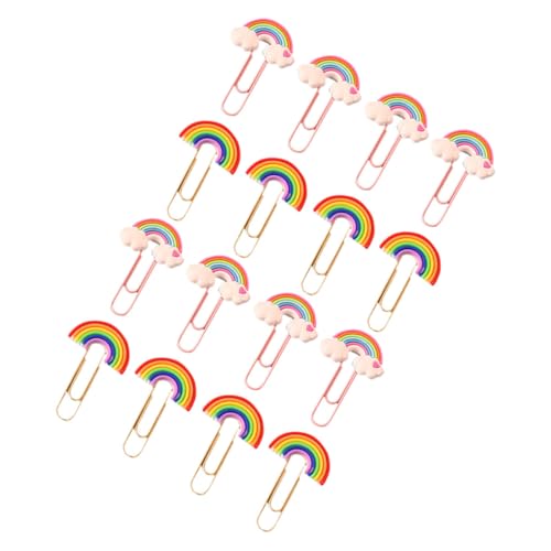 SEWACC 16 Stück Teiliges Bunte PVC Clips Flexible Büroklammern Kleine Papierklemmen Multifunktional zum Markieren von Dokumenten Lesezeichen für Büro Schule und Zuhause SEWACC 16 Stück Teiliges Bunte PVC Clips Flexible Büroklammern Kleine Papierklemmen Multifunktional zum Markieren von Dokumenten Lesezeichen für Büro Schule und Zuhause von SEWACC