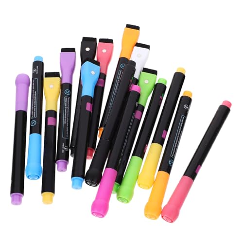 SEWACC 16 Stück Teiliges LED Schreibtafel Marker Abwischbare Wasserlösliche Kreidemarker für DIY Runde Spitze Magnetisch Praktische Tafelstifte für Basteln und Schule SEWACC 16 Stück Teiliges LED Schreibtafel Marker Abwischbare Wasserlösliche Kreidemarker für DIY Runde Spitze Magnetisch Praktische Tafelstifte für Basteln und Schule von SEWACC