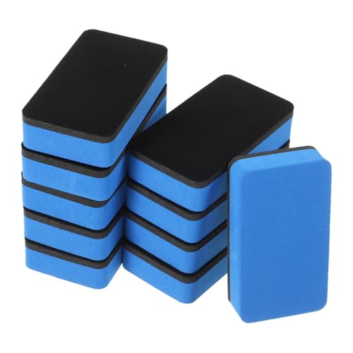 SEWACC 16 Stück Teiliges Magnetisches Whiteboard Radiergummi Waschbar Fusselfrei Langlebig Ergonomisch für Klassenzimmer Büro Präsentationen Schadstofffrei Staubarm Praktische Whiteboard von SEWACC