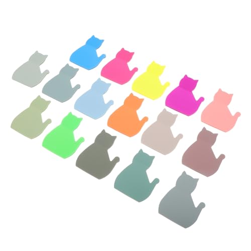SEWACC 16 Stück Teiliges Wasserdichter Bunter Katzen Notizzettel Kreative Niedliche Haftnotizen für Büro Schule und Zuhause Farbenfrohe Katzen Schreibtischaccessoires für Katzenliebhaber SEWACC 16 Stück Teiliges Wasserdichter Bunter Katzen Notizzettel Kreative Niedliche Haftnotizen für Büro Schule und Zuhause Farbenfrohe Katzen Schreibtischaccessoires für Katzenliebhaber von SEWACC