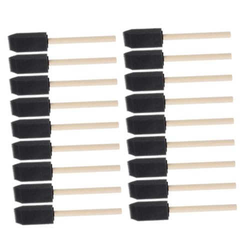 SEWACC 18 Stück Teiliges Malschwamm mit Holzgriff Ergonomisch Geformt Wiederverwendbare Schaumstoff Pinsel für Vielseitig für Bastelprojekte Holz Wand Malen und Künstlerische SEWACC 18 Stück Teiliges Malschwamm mit Holzgriff Ergonomisch Geformt Wiederverwendbare Schaumstoff Pinsel für Vielseitig für Bastelprojekte Holz Wand Malen und Künstlerische von SEWACC