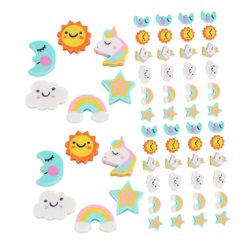 SEWACC 180 Stück Mini Radiergummis Bunte Wolken Mond Sterne Regenbogen Kleine Radierer Für Schüler Büro Schule Party Kreative Motive Für Zuhause Und Klassenzimmer SEWACC 180 Stück Mini Radiergummis Bunte Wolken Mond Sterne Regenbogen Kleine Radierer Für Schüler Büro Schule Party Kreative Motive Für Zuhause Und Klassenzimmer von SEWACC